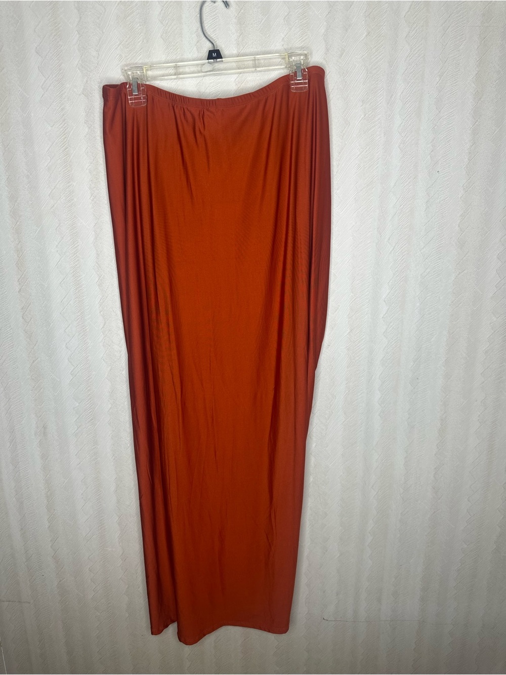 🆕 ❤️ SHEIN maxi skirt Slit Asymmetrical Elastic High Waist Draped size XXL - Picture 7 of 7
